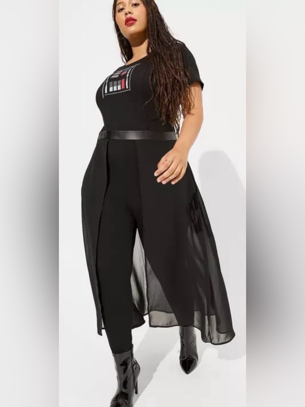 NWT Torrid Star Wars Darth Vader Jumpsuit cosplay Halloween Costume 2X